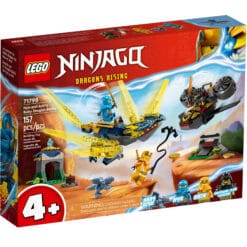 Le combat du bébé dragon de Nya et Arin