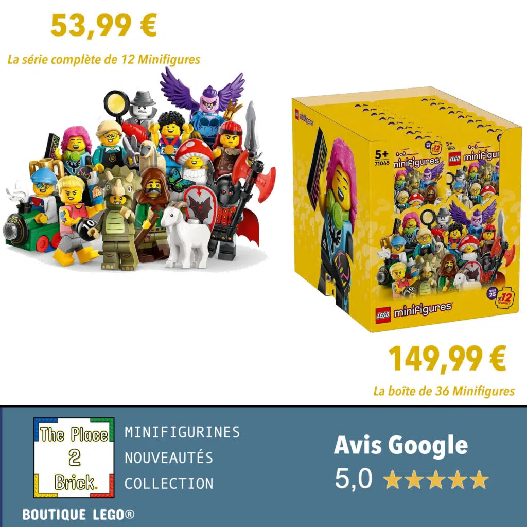 LEGO® Minifigurines série 25 en boîte complète avec 36 minifigurines