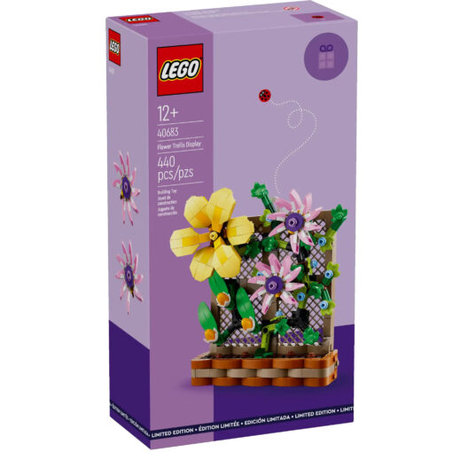 Le treillis avec des fleurs