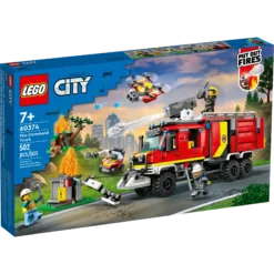 Le camion d’intervention des pompiers - Abîmée
