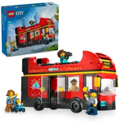 Le bus rouge à deux étages