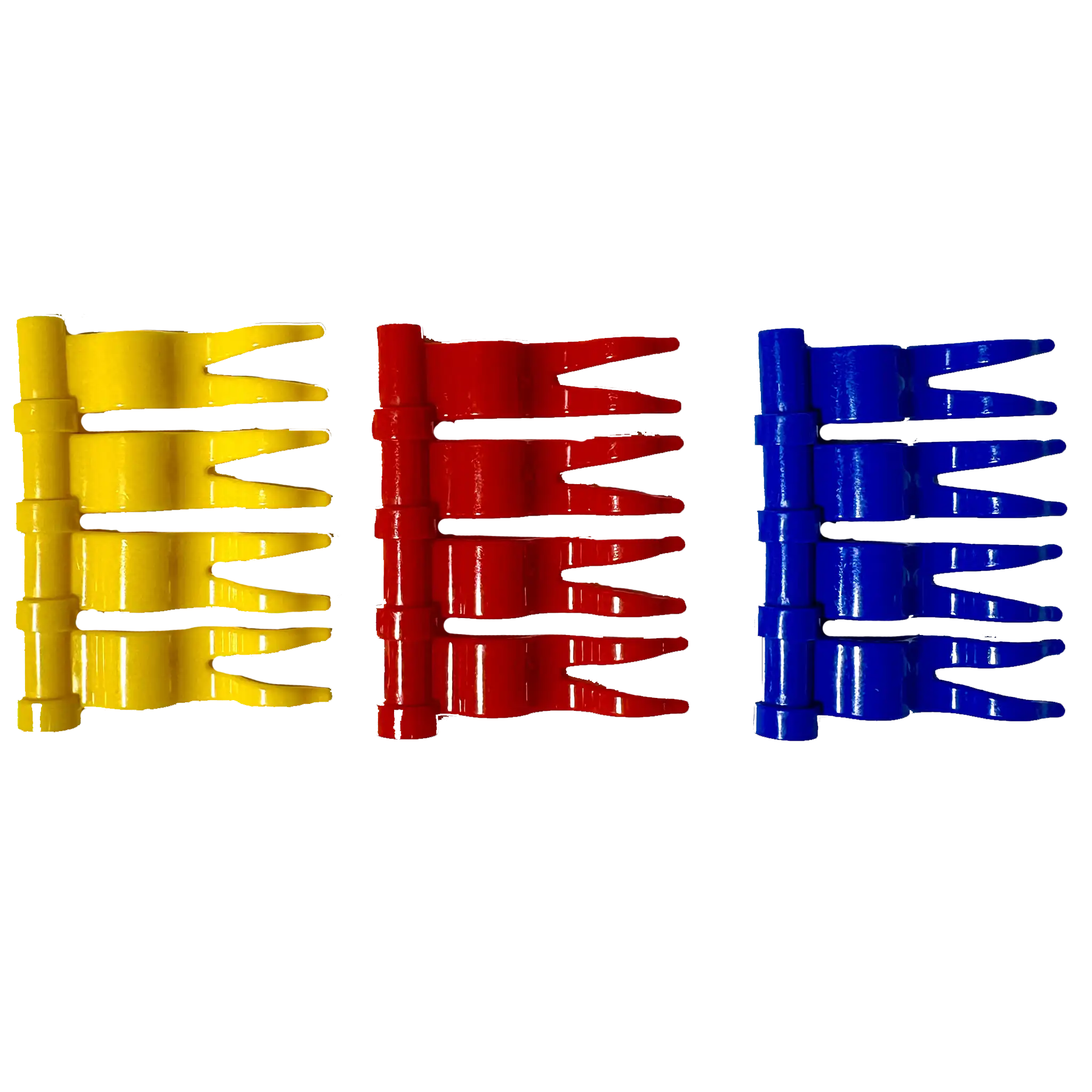 12 Drapeaux Jaunes, Bleus & Rouges - STREAMER