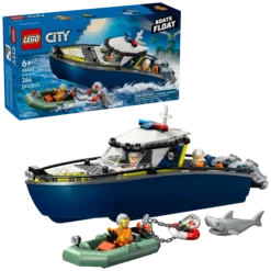 La course-poursuite en bateau de police