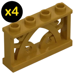 4 Clôtures - IRON FENCE 1X4X2 W. 4 STUDS