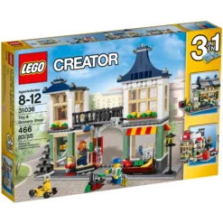 Le magasin de jouets et l'épicerie