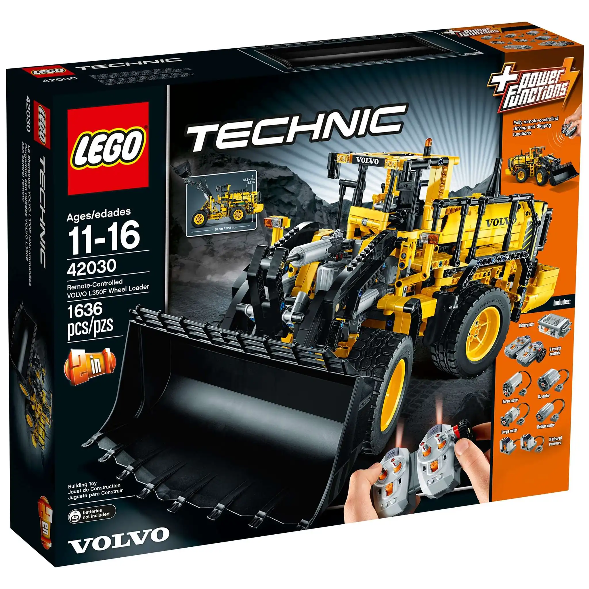 La chargeuse sur pneus télécommandée VOLVO L350F