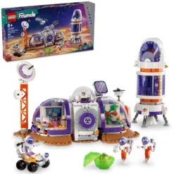 La station spatiale martienne et la fusée