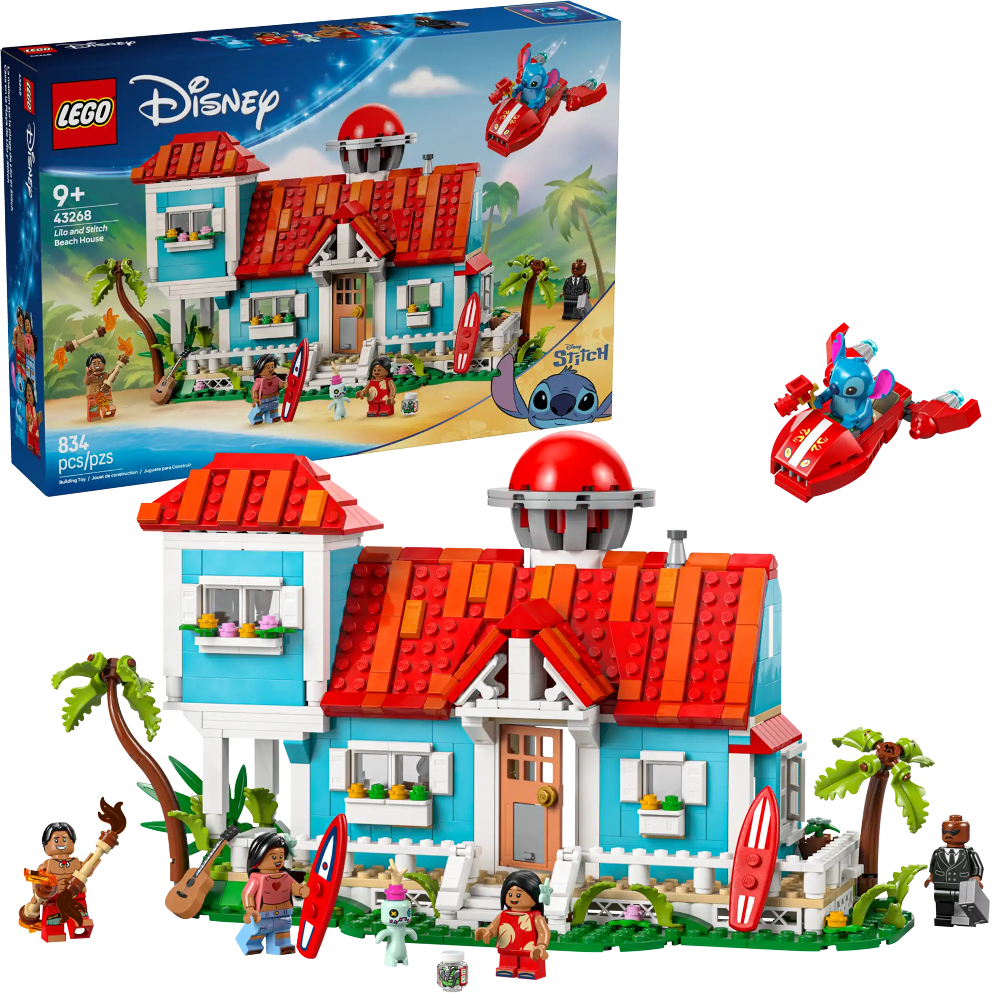 La maison sur la plage de Lilo et Stitch