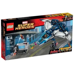 La poursuite du Quinjet des Avengers