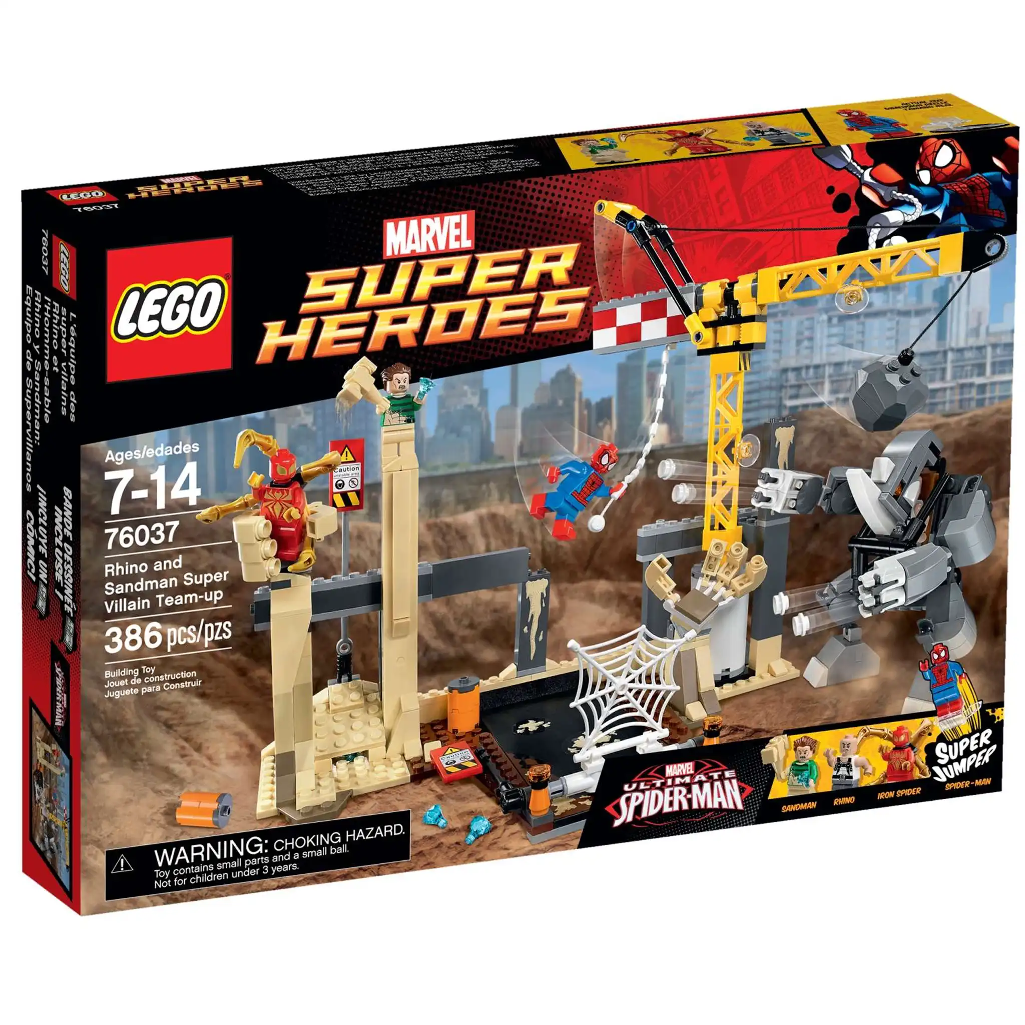 L'équipe de super vilains de Rhino et de l'homme-sable