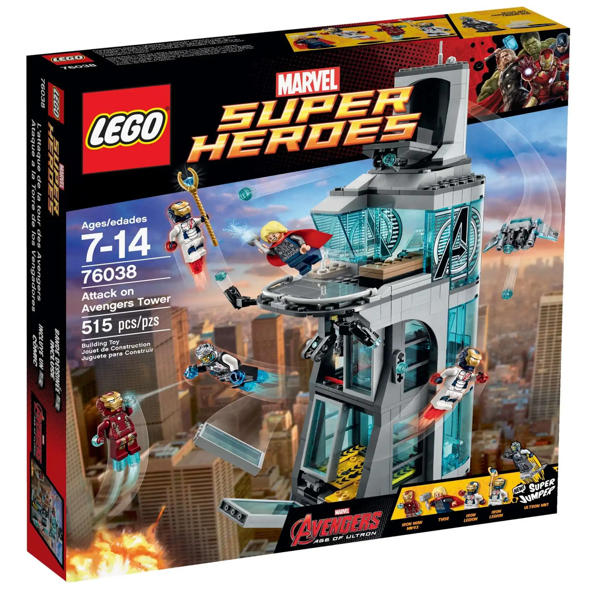 L'attaque de la tour des Avengers