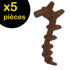 5 Racines - TAIL Ø 3,2 - Reddish Brown