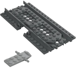 Rail avec levier