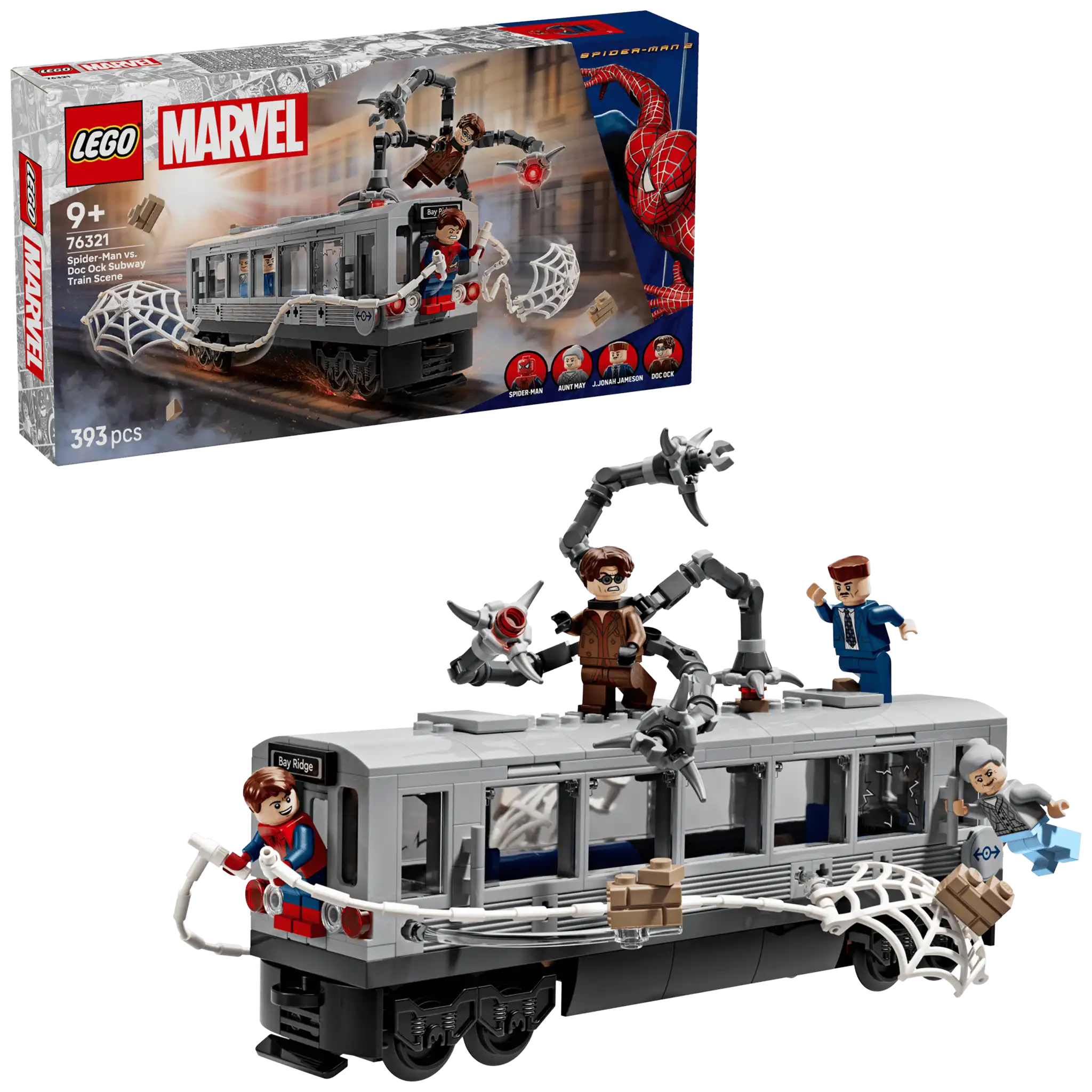 La scène du train de Spider-Man et Docteur Octopus